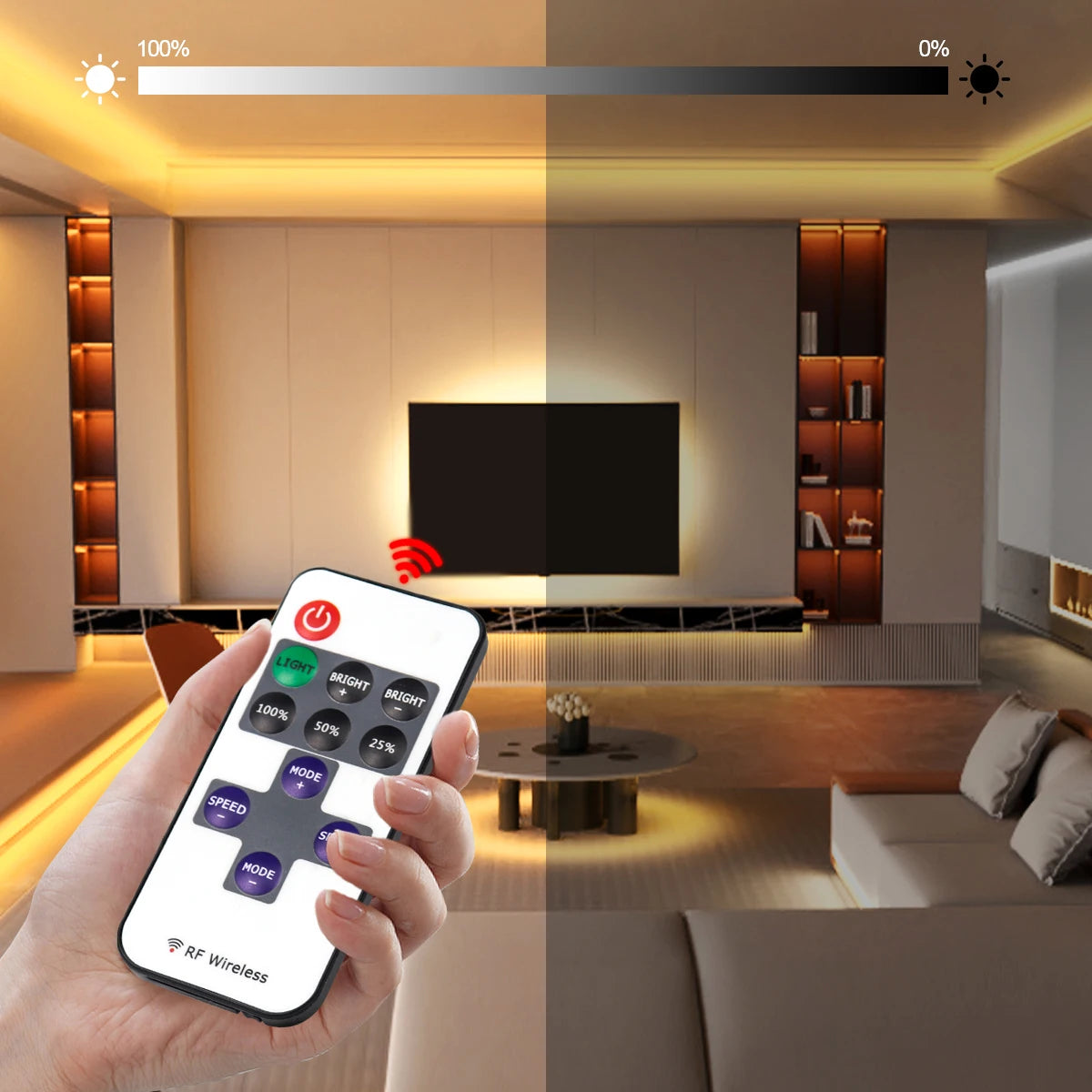 Slimme LED strip verlichting -